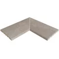 Rosa Gres Serena Griggio 245 EC compact porcelain stoneware corner for swimming pool, 62,6 x 62,6 x 2,2 cm, anti-slip
