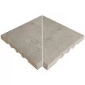 Rosa Gres Mistery Grey 245 EF porcelain stoneware corners for swimming pool, 26,6 x 26,6 x 2.2 cm, anti-slip