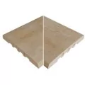 Rosa Gres Pietro Golden 245 EF porcelain stoneware corners for swimming pool, 26,6 x 26,6 x 2.2 cm, anti-slip