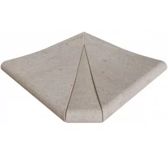 Rosa Gres Serena Griggio SE3 porcelain stoneware edge for swimming pool,  31 x 31 x 2.6 cm, anti-slip