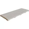 Rosa Gres Serena Bianco 245 CM compact porcelain stoneware overflow grating for swimming pool. 62,6 x 24,5x 2,2 cm, anti-slip