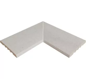 Rosa Gres Serena Bianco 245 EC compact porcelain stoneware corner for swimming pool, 62,6 x 62,6 x 2,2 cm, anti-slip