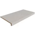 Rosa Gres Serena Bianco L62 porcelain stoneware edge for swimming pool,  62,6 x 31,7 x 3,8 cm, anti-slip