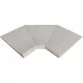 Rosa Gres Serena Bianco S13 porcelain stoneware edge for swimming pool,  46 x 46 x 2.6 cm, anti-slip Photo №1