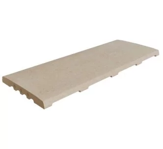 Rosa Gres Mistery Sand 245 CM compact porcelain stoneware overflow grating for swimming pool. 62,6 x 24,5x 2,2 cm, anti-slip