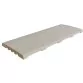 Rosa Gres Mistery White 245 CM compact porcelain stoneware overflow grating for swimming pool. 62,6 x 24,5x 2,2 cm, anti-slip Photo №1