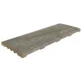 Rosa Gres Pietro Grey 245 CM compact porcelain stoneware overflow grating for swimming pool. 62,6 x 24,5x 2,2 cm, anti-slip