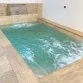 Rosa Gres Stela Golden 245 CM compact porcelain stoneware overflow grating for swimming pool. 62,6 x 24,5x 2,2 cm, anti-slip Photo №4