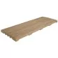 Rosa Gres Stela Golden 245 CM compact porcelain stoneware overflow grating for swimming pool. 62,6 x 24,5x 2,2 cm, anti-slip Photo №1