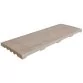 Rosa Gres Stela White 245 CM compact porcelain stoneware overflow grating for swimming pool. 62,6 x 24,5x 2,2 cm, anti-slip Photo №1
