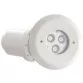 Teclumen Mini Perla power lamp 120° with PVC flange and diffuser for pool, warm white Photo №1