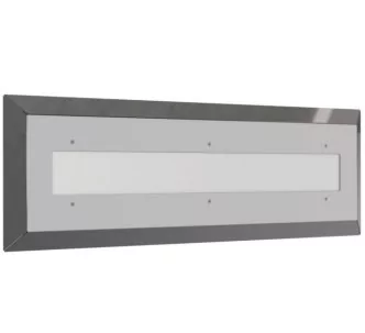 Teclumen Magic Linea lamp 3000K with stainless-steel flange and diffuser for pool, 316L, warm white