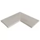 Rosa Gres Pietro White 245 EC compact porcelain stoneware corner for swimming pool, 62,6 x 62,6 x 2,2 cm, anti-slip Photo №1