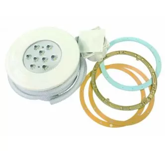 Teclumen Par56  power lamp with niche and cable for pool, 316L, warm white