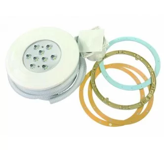Teclumen Par56  power lamp with niche and cable for pool, 316L, warm white