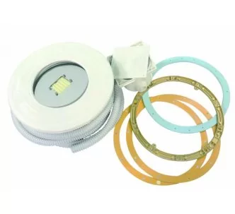 Teclumen Par56  ECO power lamp with niche and cable for pool, 316L, warm white