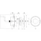 Teclumen STW power DMX lamp with stainless-steel flange, diffuser and cable for pool, 316L, RGBW Photo №3