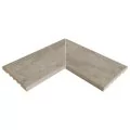 Rosa Gres Stela Grey 245 EC compact porcelain stoneware corner for swimming pool, 62,6 x 62,6 x 2,2 cm, anti-slip