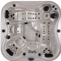 AtecPool Bonaire portable spa tub for above ground pool, 2300 x 2300 x 980 mm, 5 places