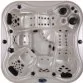 AtecPool Bonaire portable spa tub for above ground pool, 2300 x 2300 x 980 mm, 5 places Photo №1