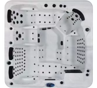 AtecPool Lanzarote portable spa tub for above ground pool, 2400 X 2400 X 930 mm, 7 places