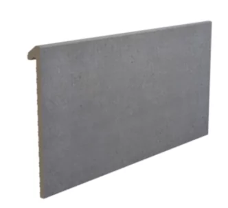 Rosa Gres Iconic Dark J62 porcelain stoneware edge for swimming pool, 62,6 x 31 x 3,8 cm, anti-slip