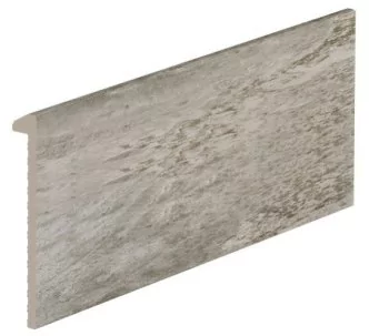 Rosa Gres Pietro Grey J62 porcelain stoneware edge for swimming pool, 62,6 x 31 x 3,8 cm, anti-slip