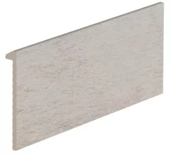 Rosa Gres Serena Griggio J62 porcelain stoneware edge for swimming pool, 62,6 x 31 x 3,8 cm, anti-slip