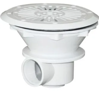 AtecPool circular main drain for liner pool, 2 