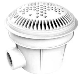 AtecPool anti-vortex main drain for concrete pool, 2 