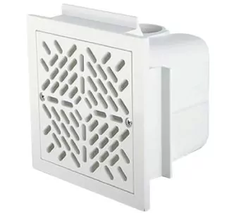 AtecPool square main drain for liner pool, 210 x 210 mm, ABS