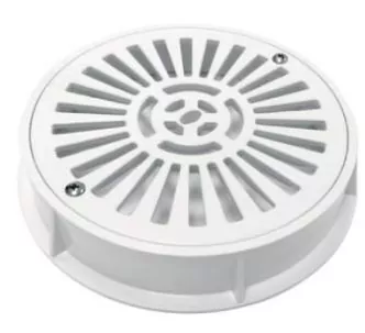 AtecPool circular drain grille and ring support for pool, Ø200 mm, ABS
