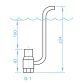 Atecpool RF ZE-Series stainless steel Foam nozzle for fountains, 1