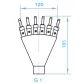 Atecpool RF Finger stainless steel nozzle for fountains, 1