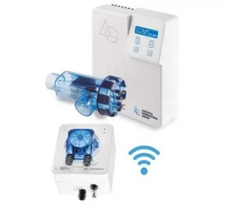AtecPool AT-Series wireless salt water chlorinator with pH wireless pump for pool