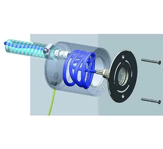 Atecpool Eva Q 316 stainless steel housing installation for Concrete Pool