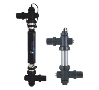 Atecpool E-15 Series stainless steel UV sanitizer, 40 W, 20 m³/h