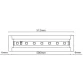 Atecpool LED linear RGB strip light waterproof fixture for swimming pools Photo №3