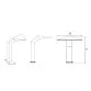Atecpool ornamental straight waterfall, 1200 mm, 21 m3/h, AISI – 316 Photo №2