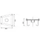 Atecpool stainless steel waterfall anchor,  2 “, AISI-316L Photo №2