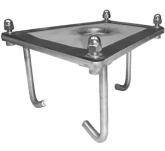 Atecpool stainless steel waterfall anchor,  2 “, AISI-316L