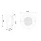 Atecpool PAR56 stainless steel radiant LED for liner pools, 33 W, Warm white Photo №2