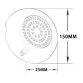 Atecpool Matrix surface mounted panel 252 LED light for swimming pool, RGB, ABS Photo №3