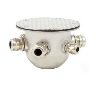 Atecpool Circular Connection box, stainless steel, 3/4” threaded