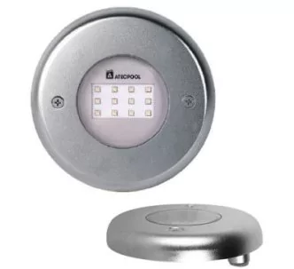 Atecpool stainless steel extra flat 12 mini-LED light for swimming pool, 6500k, cool white, SS316
