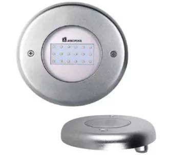 Atecpool stainless steel extra flat 18 mini-LED light for swimming pool, 3000K, warm white, SS316