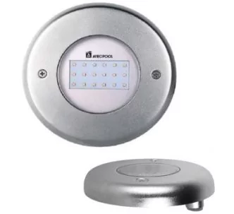Atecpool stainless steel extra flat 18 mini-LED light for swimming pool, RGB, SS316