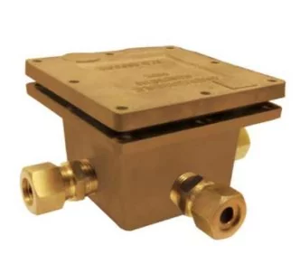 Atecpool Square Connection box, bronze, 3/4” threaded