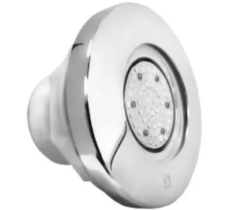 Atecpool Lumina mini spa LED light with stainless-steel faceplate for swimming pool, Blue, ABS