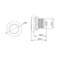 Atecpool Lumina mini spa LED light for swimming pool, warm white, ABS Photo №3